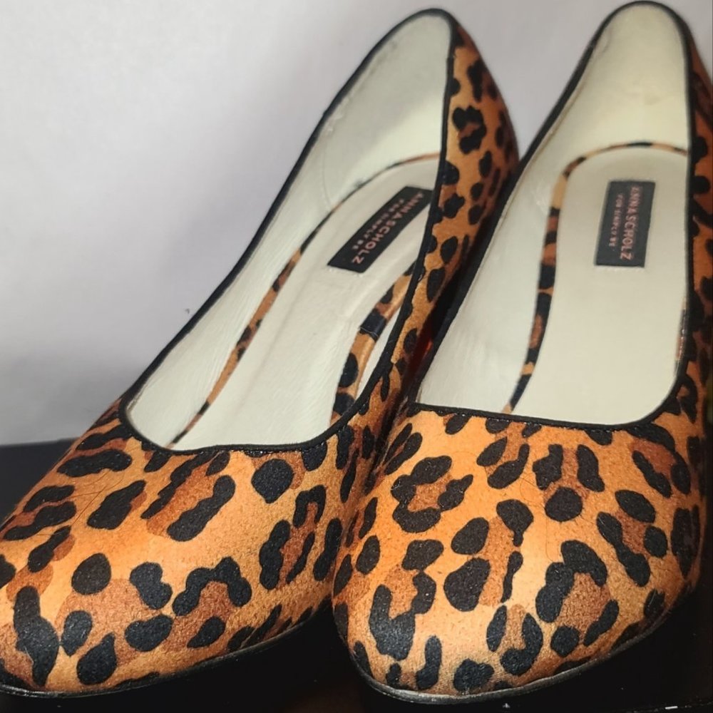 Wild Glamour: Leopard Print Pumps with Red Bottom Sole